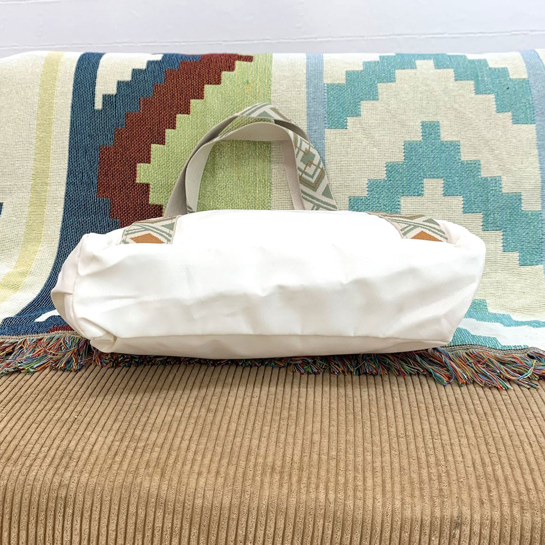 シーアールビー CRB 撥水柄テープトートバッグ