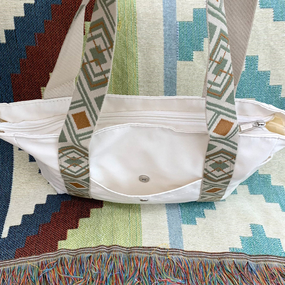 シーアールビー CRB 撥水柄テープトートバッグ