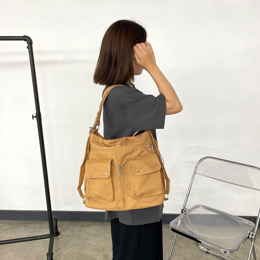 シーアールビー CRB 撥水3WAYトートバッグ （ブラック） ブラック