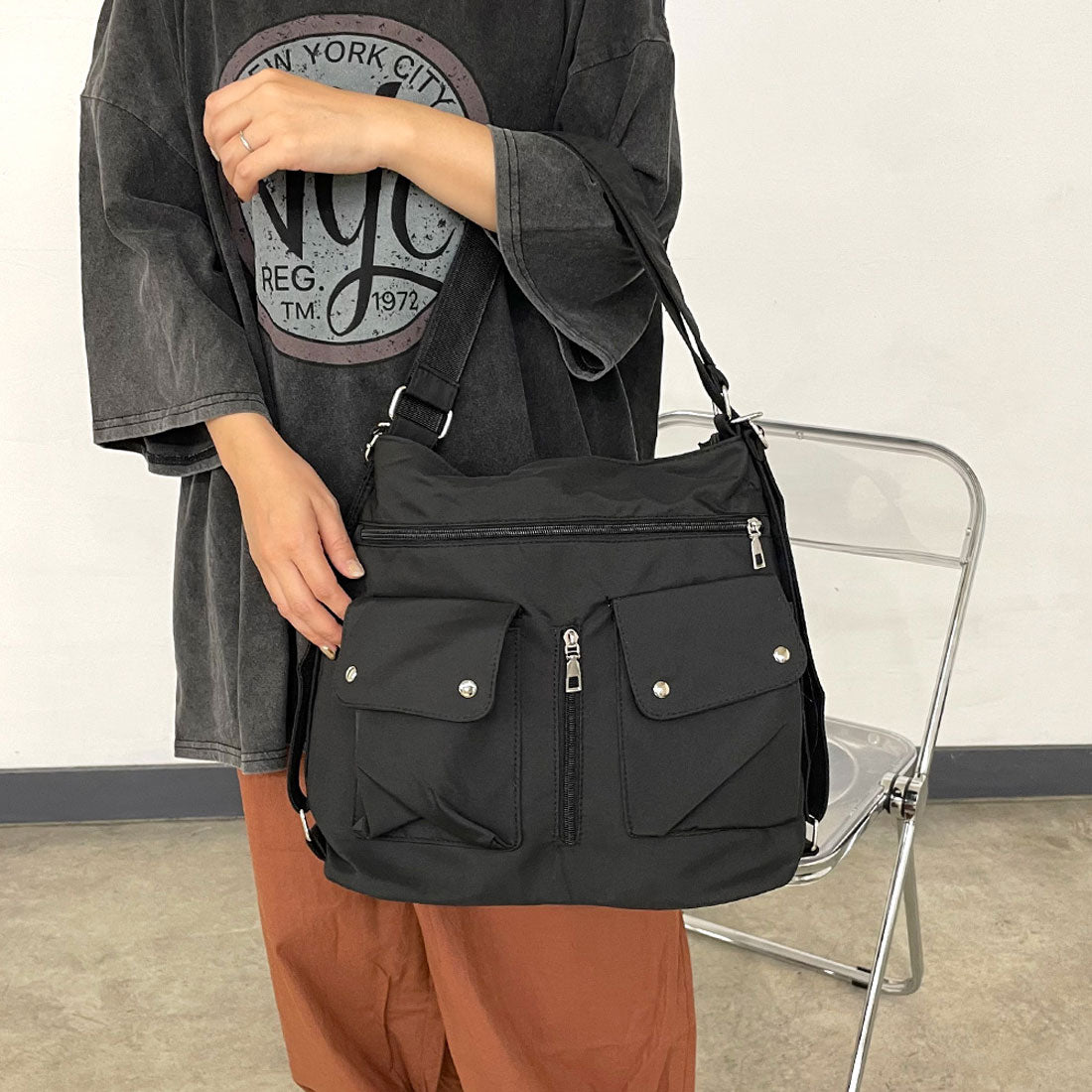 シーアールビー CRB 撥水3WAYトートバッグ （ブラック） ブラック