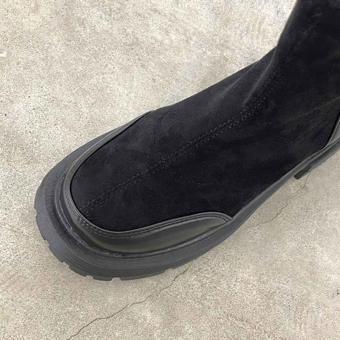 シーアールビー CRB フェイクスウェードショートブーツ （ブラウン） ブラウン