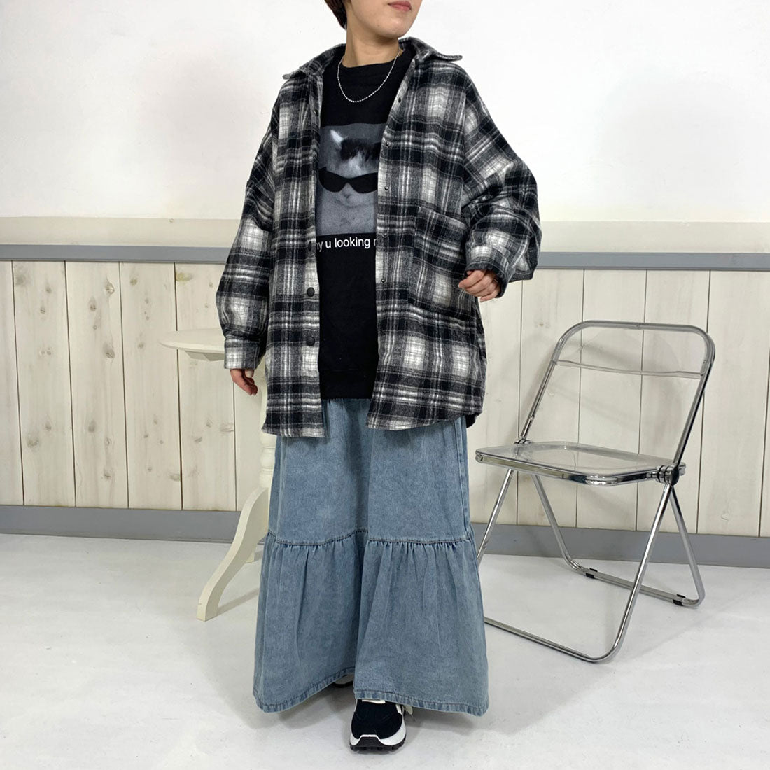 シーアールビー CRB ネコサングラスプルオーバー