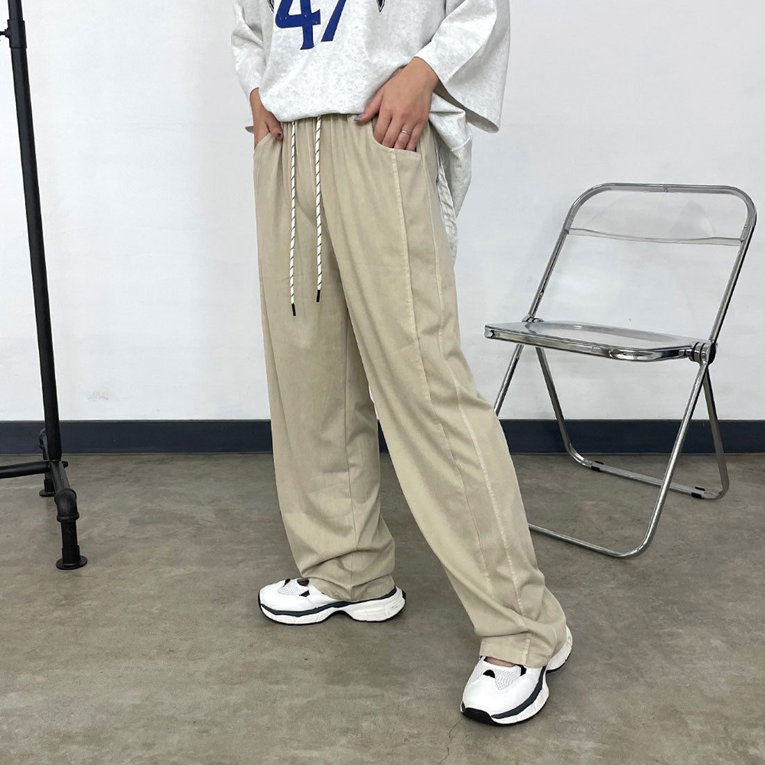 シーアールビー CRB イージーラインパンツ （ブルー） ブルー