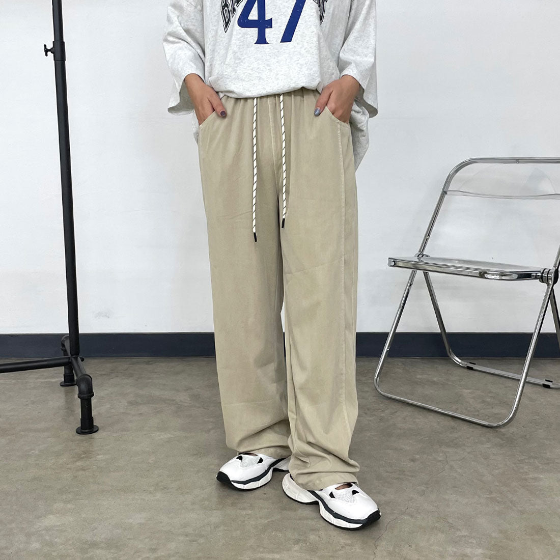 シーアールビー CRB イージーラインパンツ （ブルー） ブルー