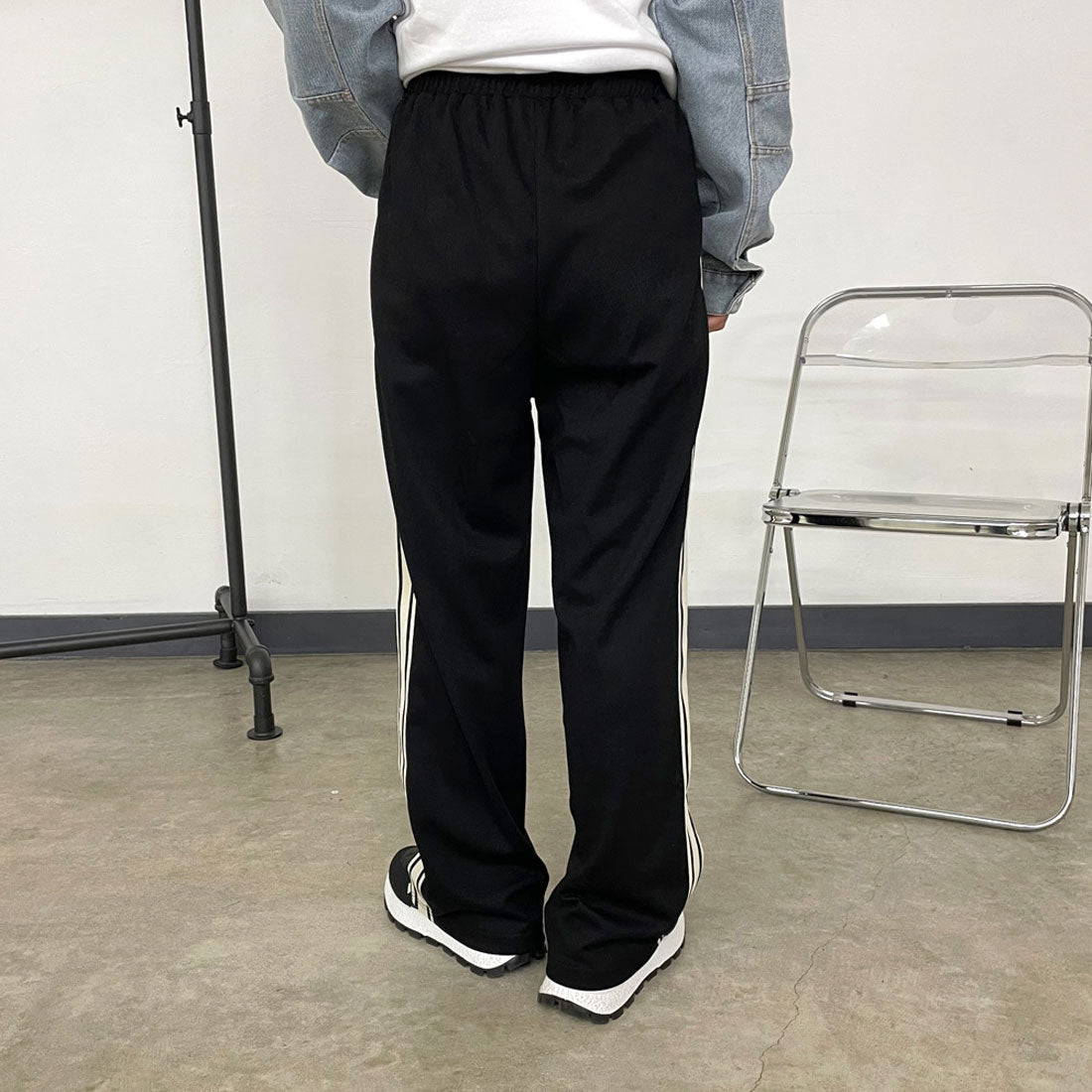 シーアールビー CRB カットラインパンツ （グレー） グレー