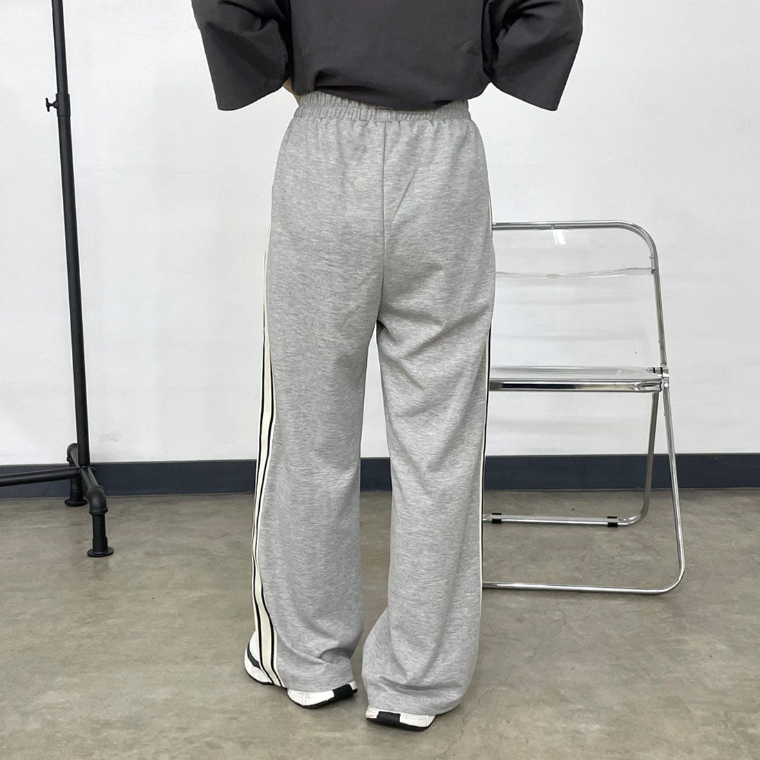 シーアールビー CRB カットラインパンツ （グレー） グレー