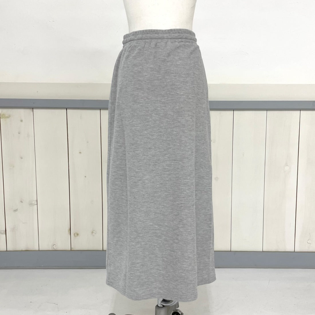 シーアールビー CRB ワッフルIラインスカート （レッド） レッド