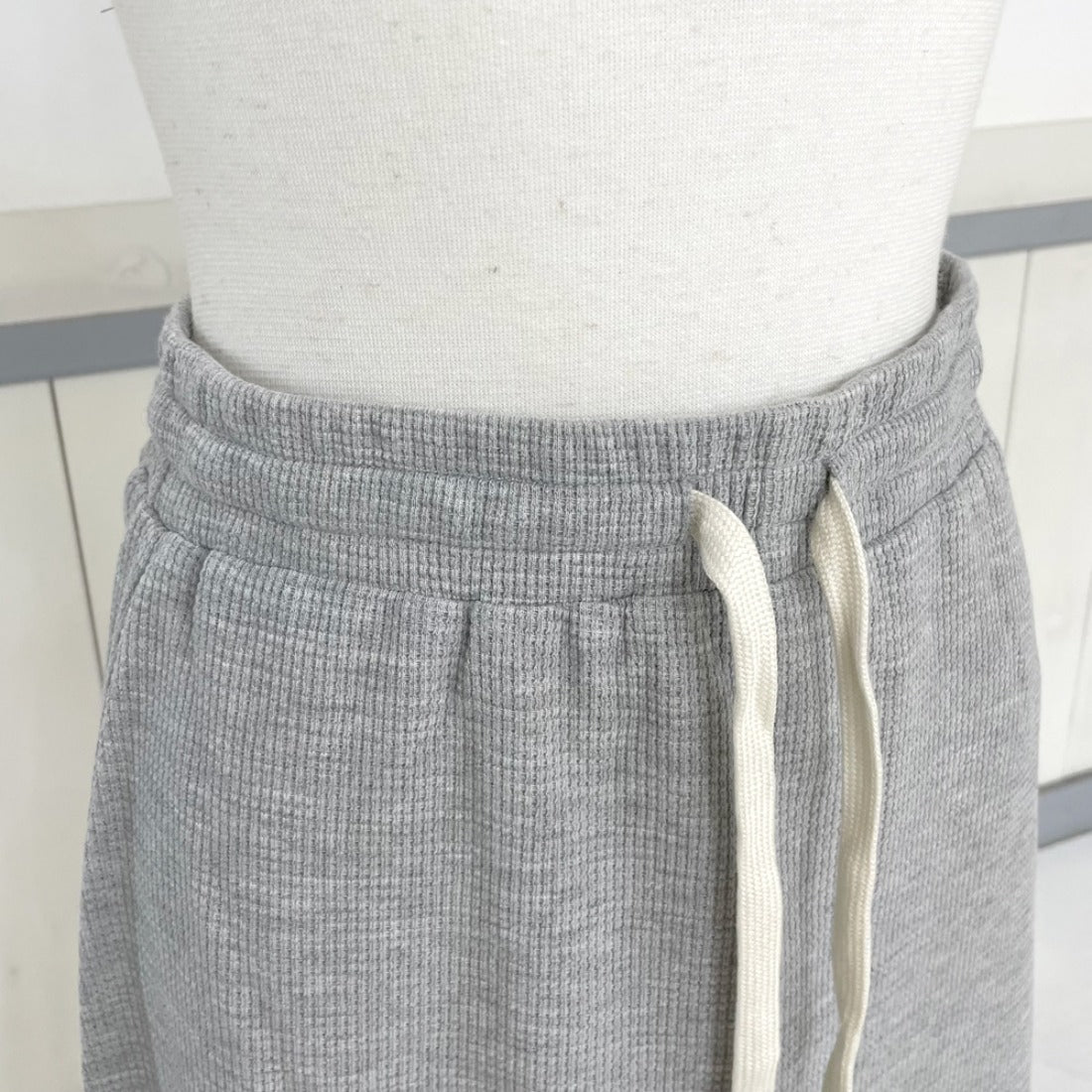 シーアールビー CRB ワッフルIラインスカート （レッド） レッド
