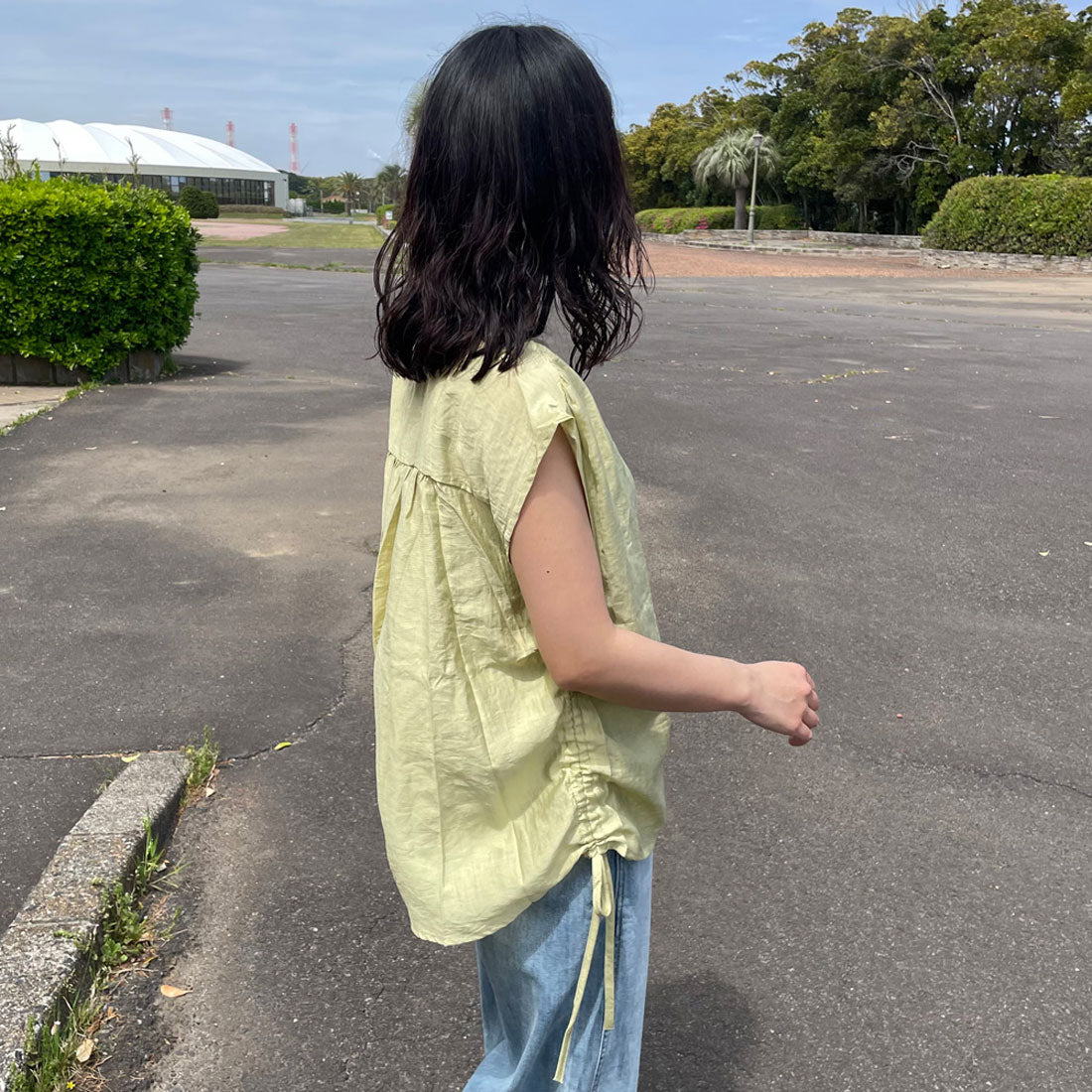 シーアールビー CRB ノースリドロストシャツ （イエロー） イエロー