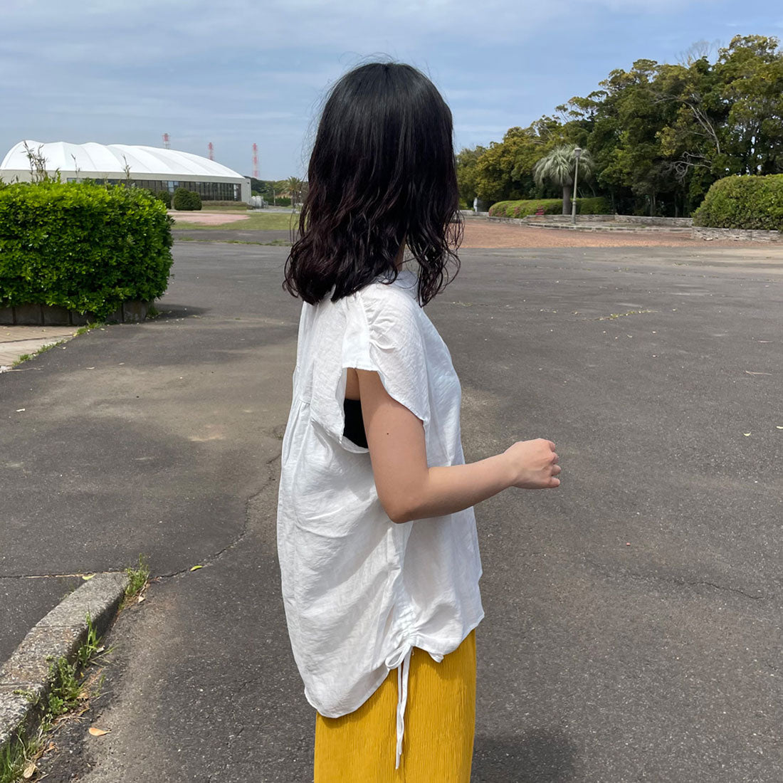 シーアールビー CRB ノースリドロストシャツ （イエロー） イエロー