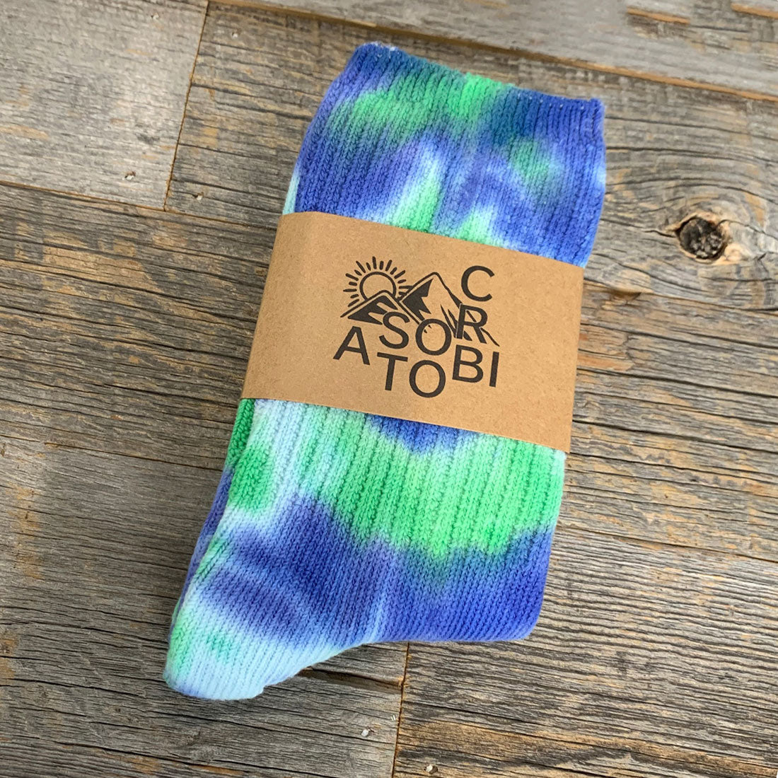 シーアールビー CRB 【SOTOASOBI】タイダイソックス