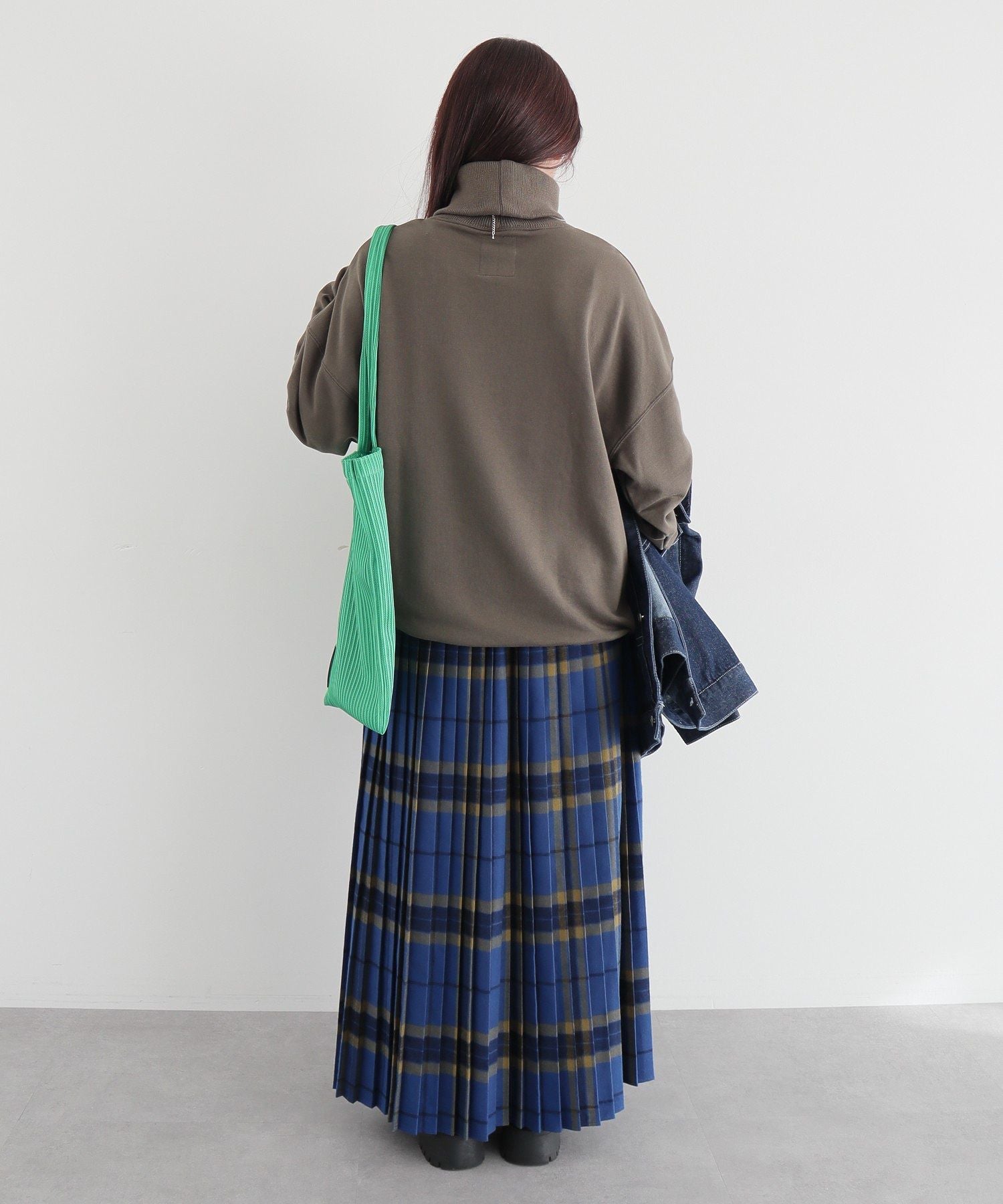 クラフトスタンダードブティック CRAFT STANDARD BOUTIQUE akha. ストライプメッシュトートバッグ （グレー） グレー