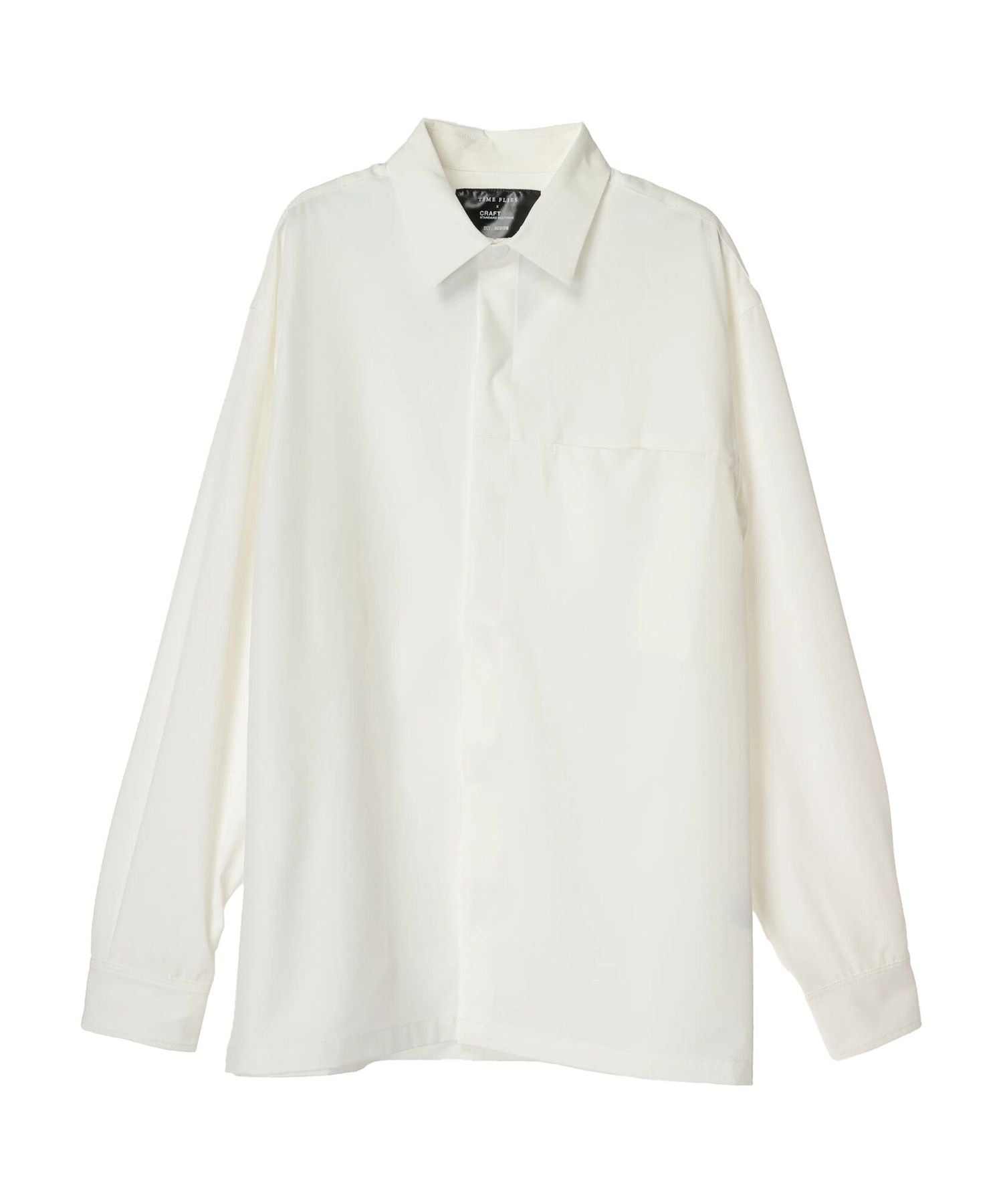 クラフトスタンダードブティック CRAFT STANDARD BOUTIQUE 【機能素材】FLY FRONT SHIRTS （グレーベージュ） グレーベージュ