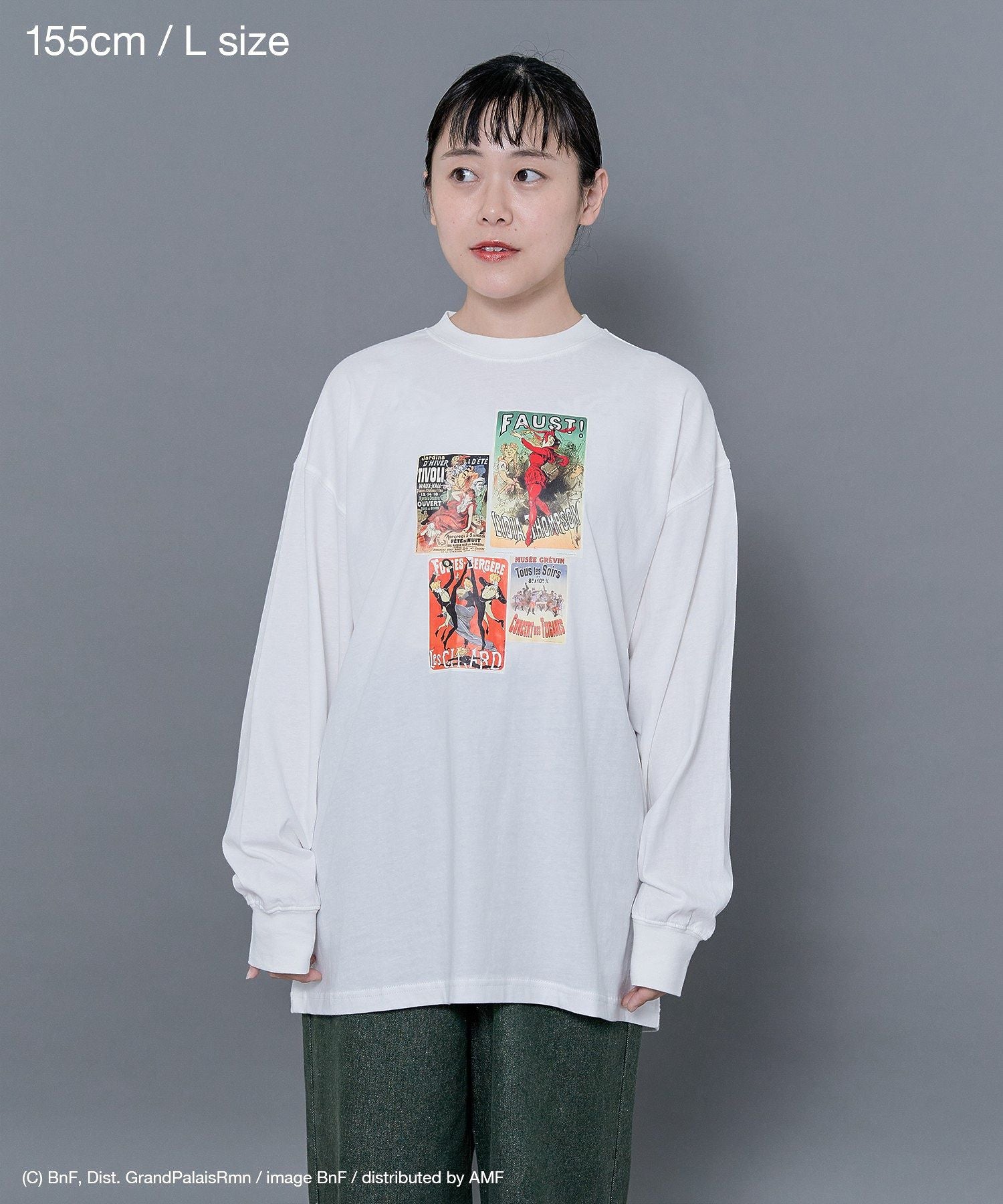 クラフトスタンダードブティック CRAFT STANDARD BOUTIQUE アートコラボ【ジュール・シェレ】ロンTEE （オフホワイト） オフホワイト