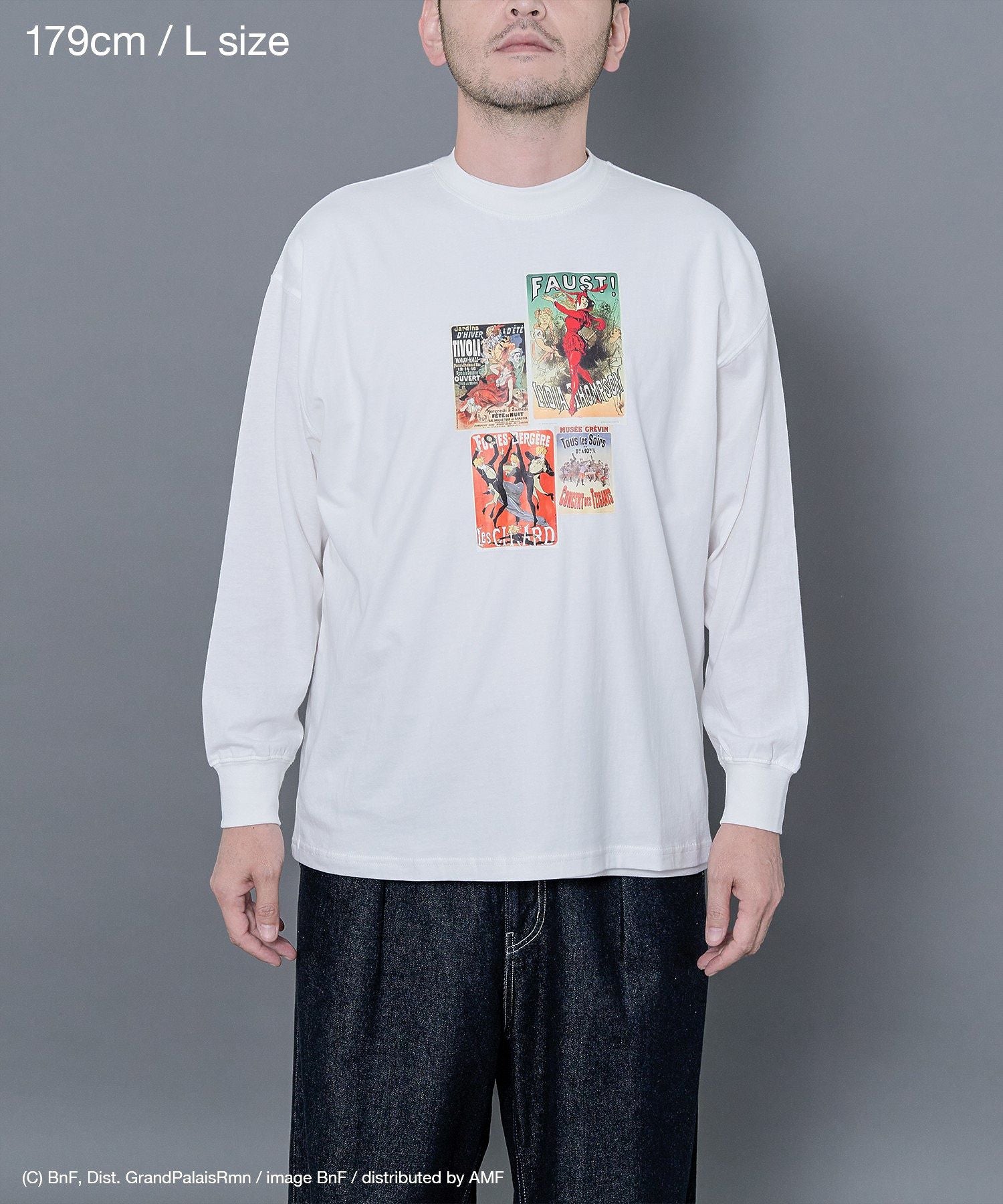 クラフトスタンダードブティック CRAFT STANDARD BOUTIQUE アートコラボ【ジュール・シェレ】ロンTEE （オフホワイト） オフホワイト