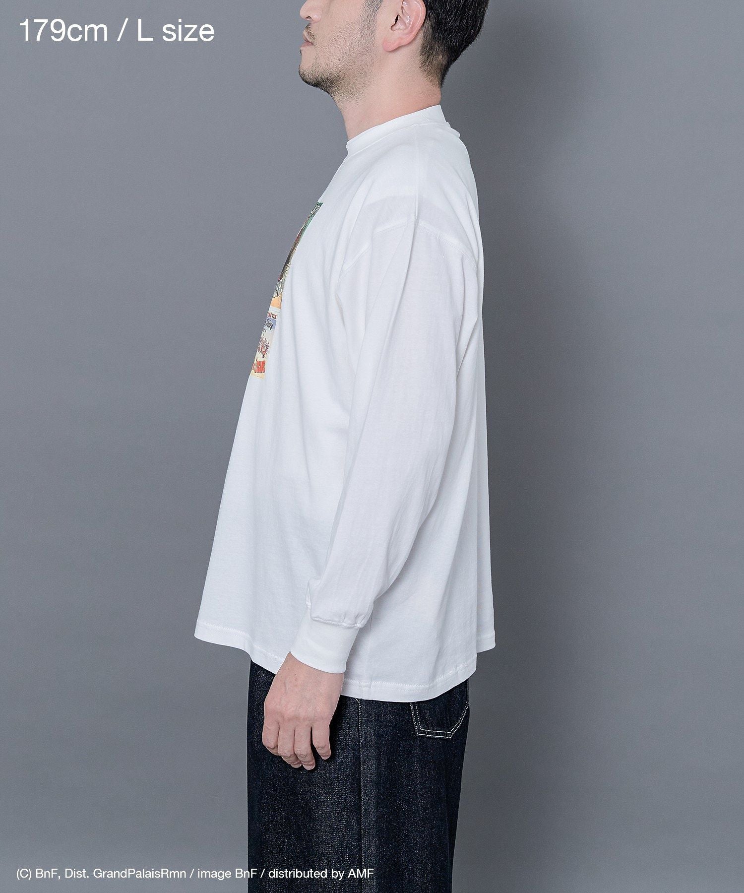 クラフトスタンダードブティック CRAFT STANDARD BOUTIQUE アートコラボ【ジュール・シェレ】ロンTEE （オフホワイト） オフホワイト