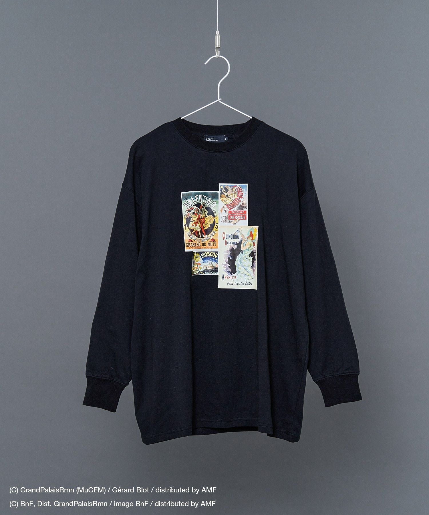 クラフトスタンダードブティック CRAFT STANDARD BOUTIQUE アートコラボ【ジュール・シェレ】ロンTEE （オフホワイト） オフホワイト