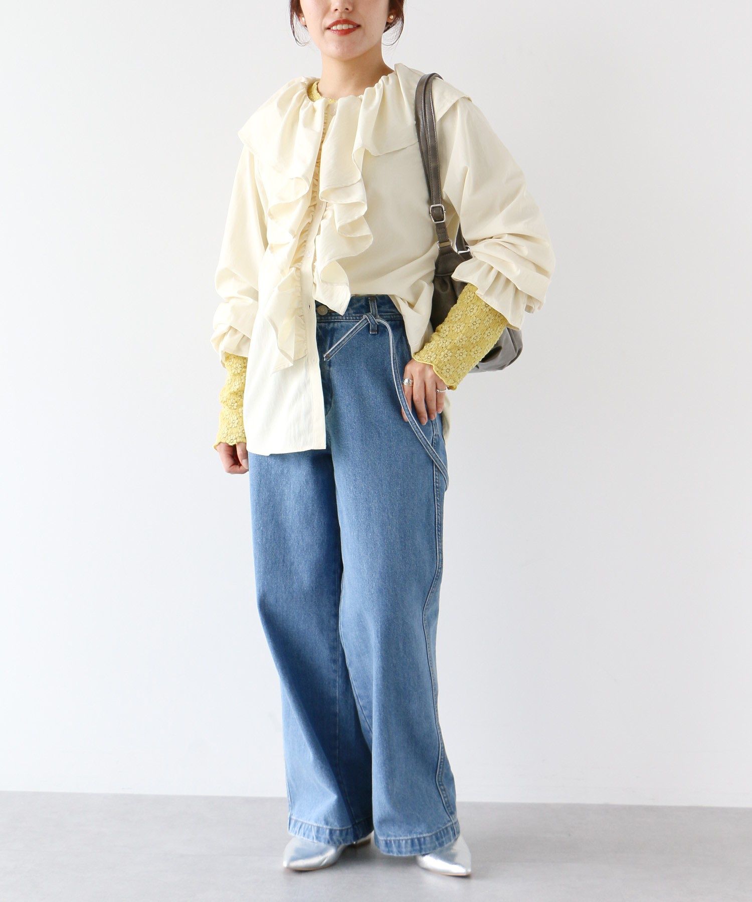 クラフトスタンダードブティック CRAFT STANDARD BOUTIQUE 2wayサロペットデニムパンツ （ライトインディゴ） ライトインディゴ