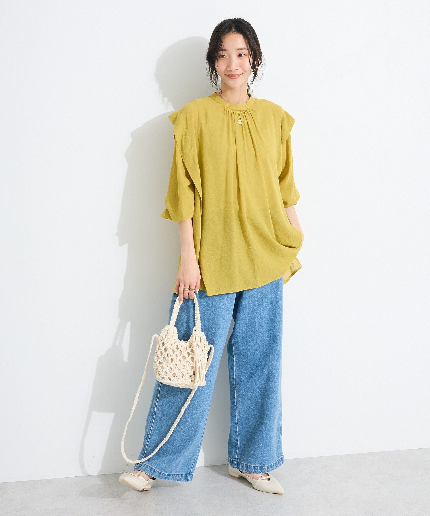 クラフトスタンダードブティック CRAFT STANDARD BOUTIQUE 2wayサロペットデニムパンツ （ライトインディゴ） ライトインディゴ
