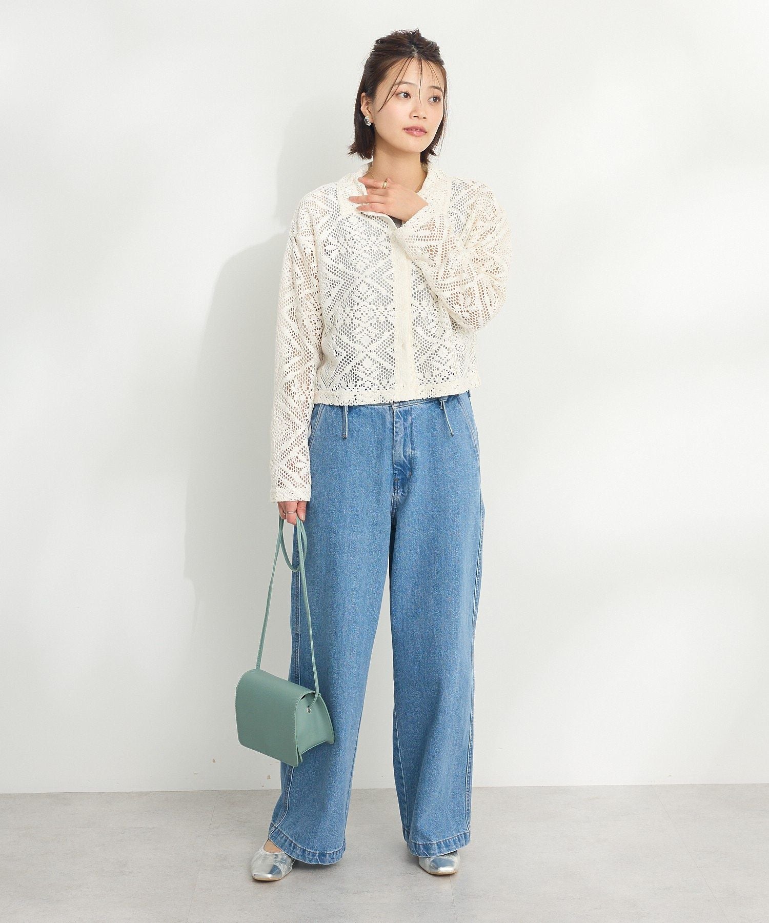 クラフトスタンダードブティック CRAFT STANDARD BOUTIQUE 2wayサロペットデニムパンツ （ライトインディゴ） ライトインディゴ