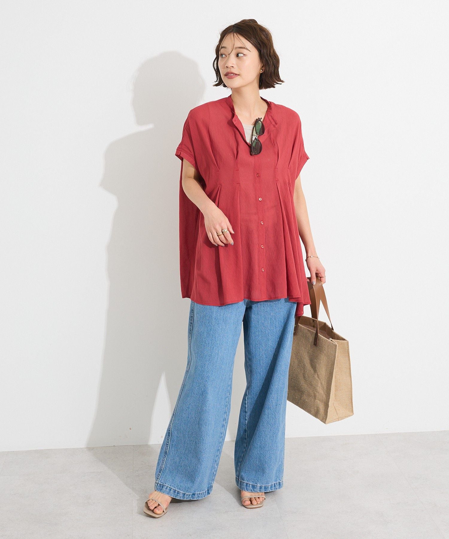 クラフトスタンダードブティック CRAFT STANDARD BOUTIQUE 2wayサロペットデニムパンツ （ライトインディゴ） ライトインディゴ