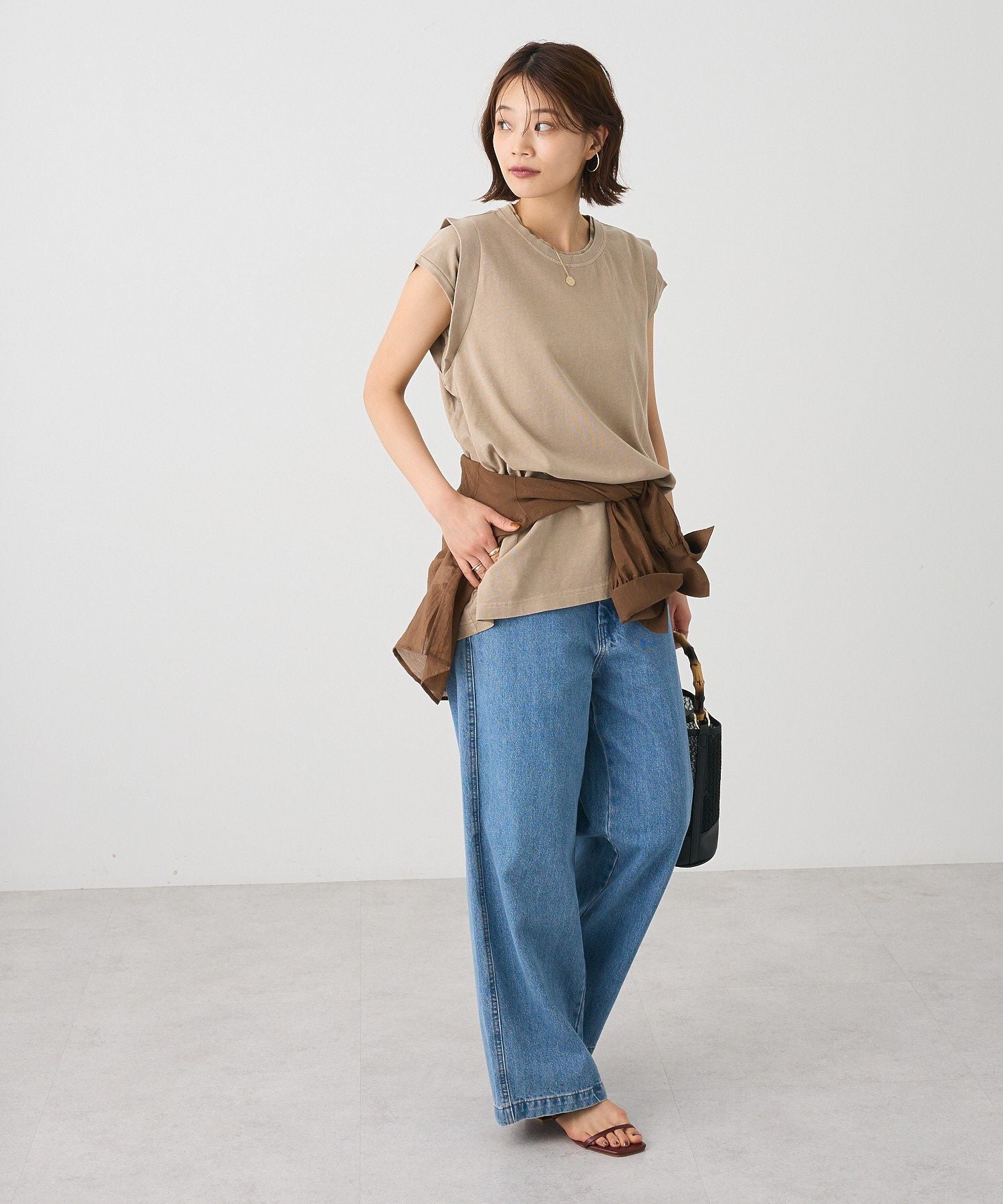 クラフトスタンダードブティック CRAFT STANDARD BOUTIQUE 2wayサロペットデニムパンツ （ライトインディゴ） ライトインディゴ