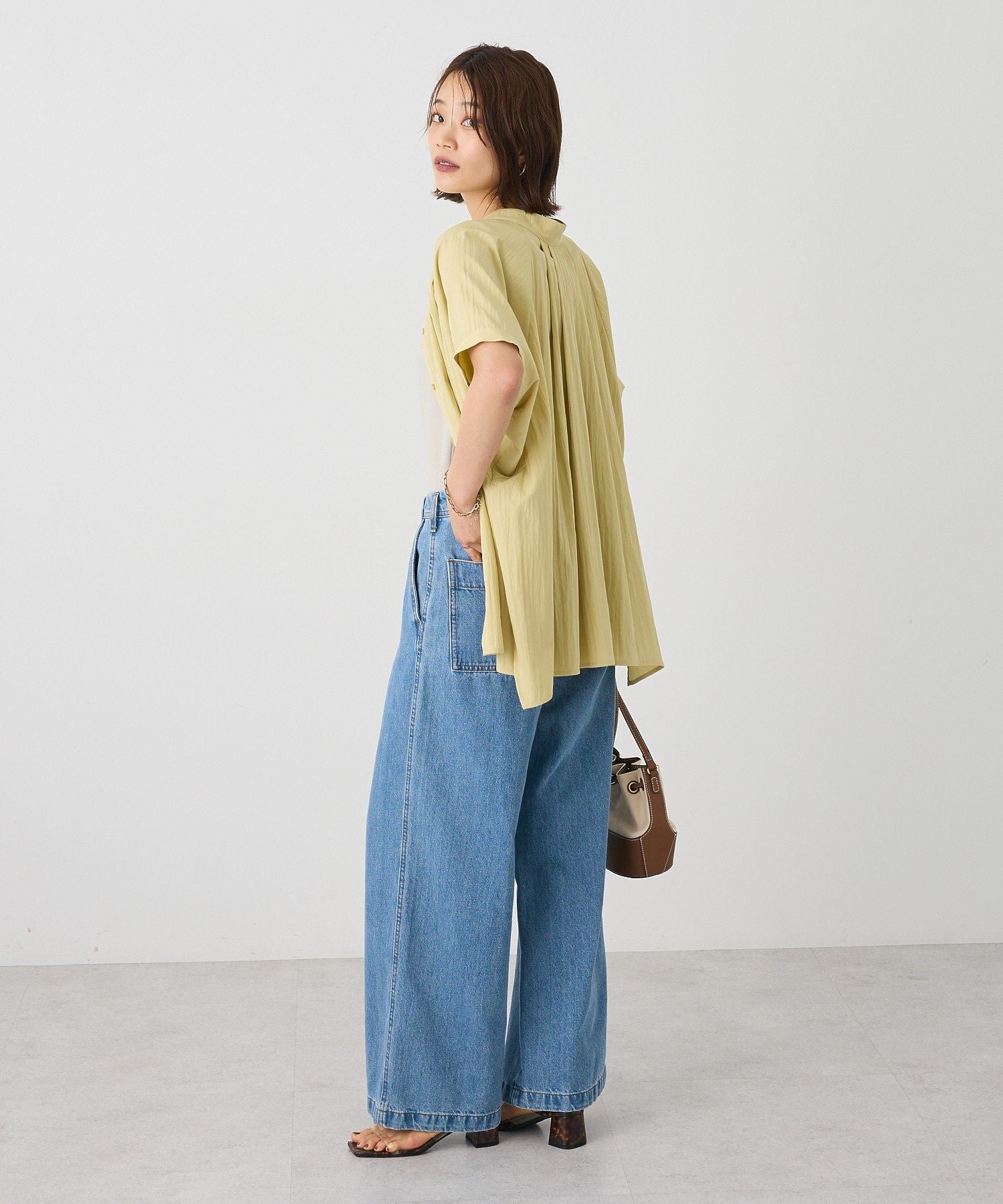 クラフトスタンダードブティック CRAFT STANDARD BOUTIQUE 2wayサロペットデニムパンツ （ライトインディゴ） ライトインディゴ