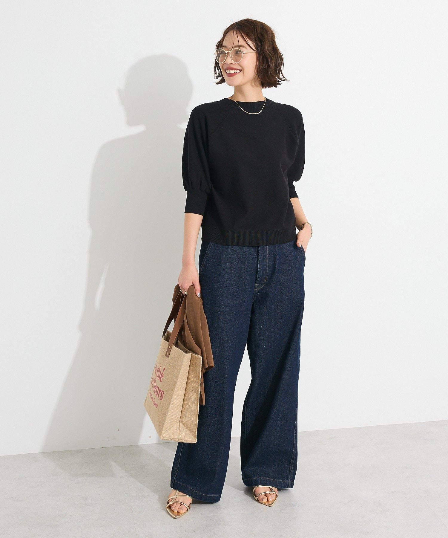 クラフトスタンダードブティック CRAFT STANDARD BOUTIQUE 2wayサロペットデニムパンツ （ライトインディゴ） ライトインディゴ