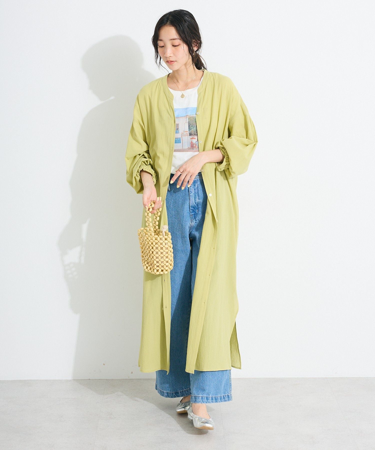 クラフトスタンダードブティック CRAFT STANDARD BOUTIQUE ジョーゼットワンピース （レッド） レッド
