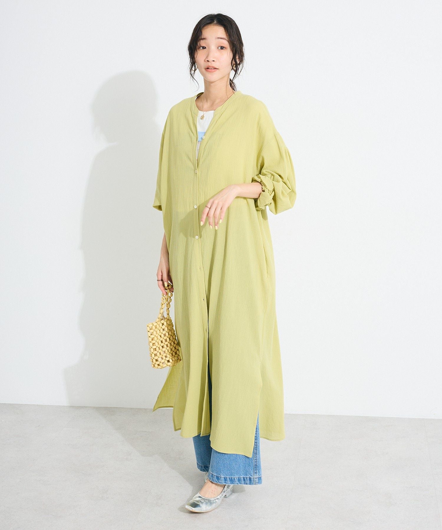 クラフトスタンダードブティック CRAFT STANDARD BOUTIQUE ジョーゼットワンピース （レッド） レッド