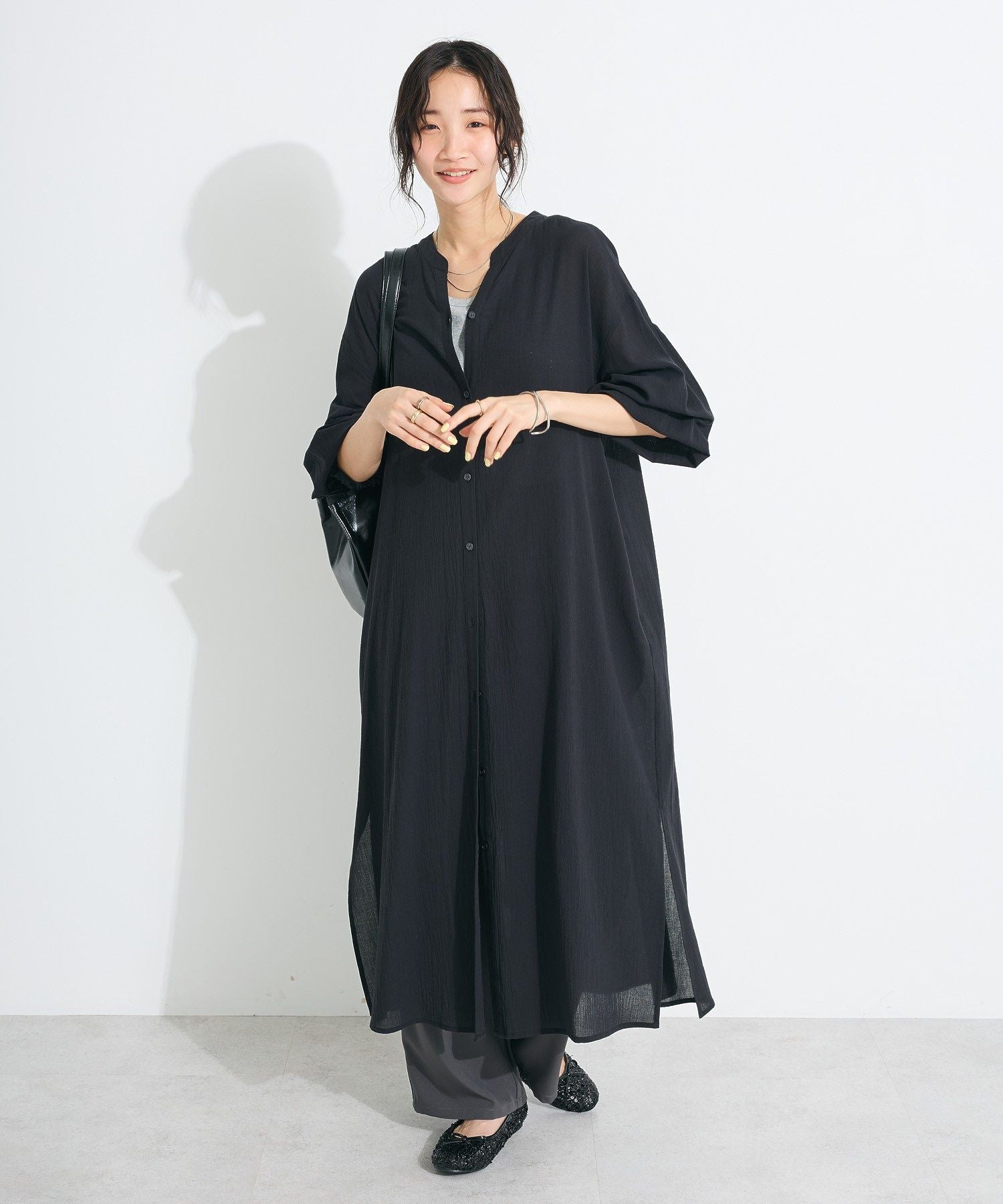 クラフトスタンダードブティック CRAFT STANDARD BOUTIQUE ジョーゼットワンピース （レッド） レッド