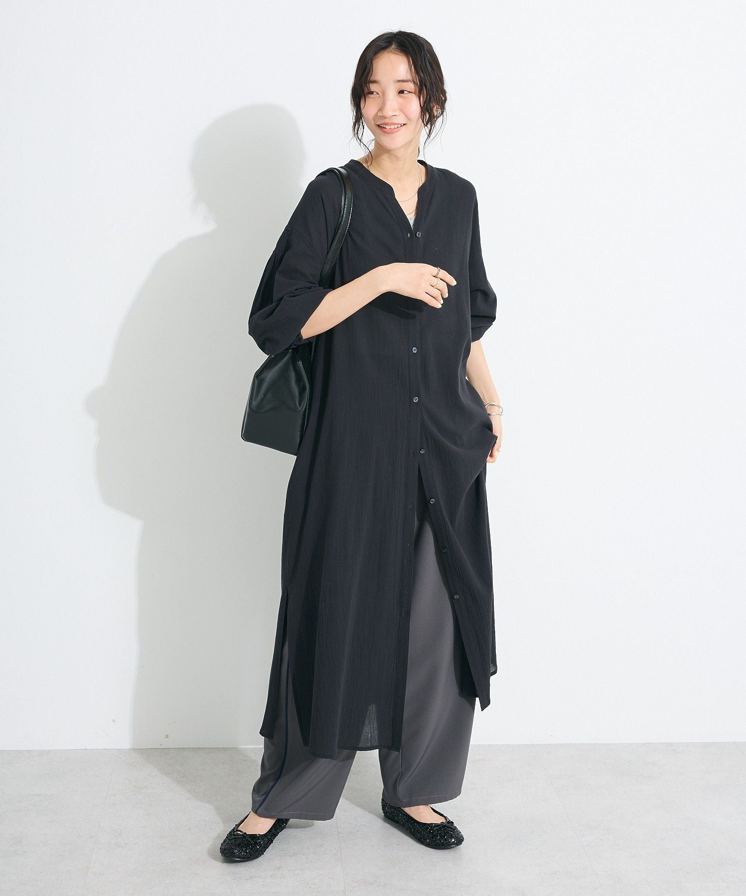 クラフトスタンダードブティック CRAFT STANDARD BOUTIQUE ジョーゼットワンピース （レッド） レッド