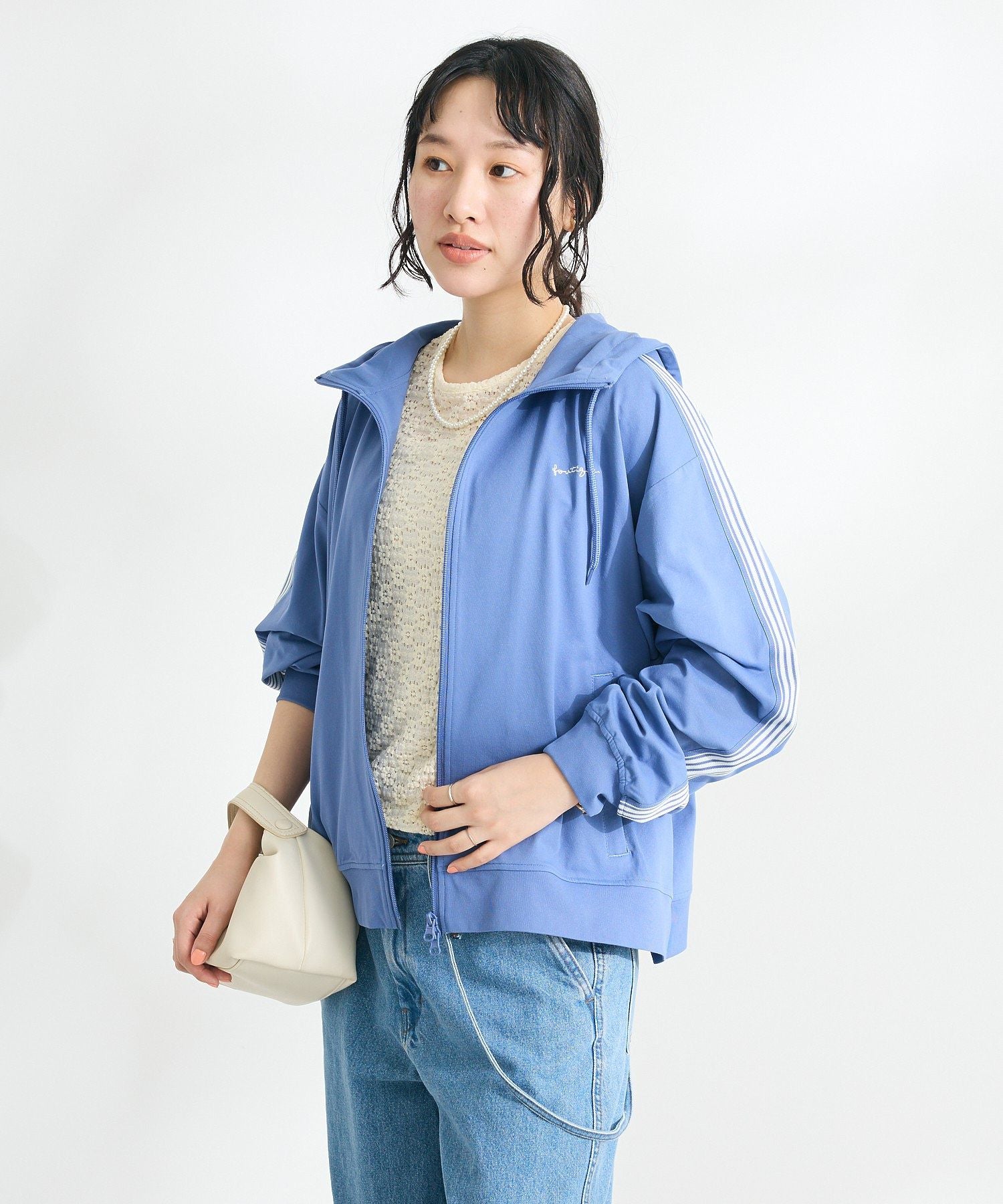 クラフトスタンダードブティック CRAFT STANDARD BOUTIQUE 花柄レースシャーリングプルオーバー （ブラック） ブラック