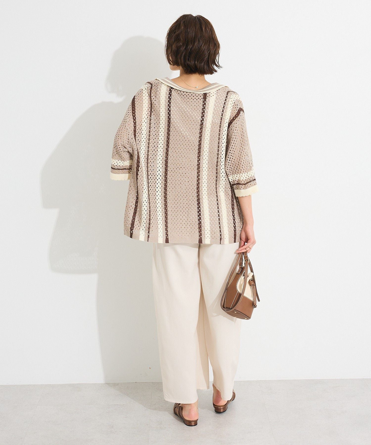 クラフトスタンダードブティック CRAFT STANDARD BOUTIQUE ワイドオーバルパンツ （アイボリー） アイボリー