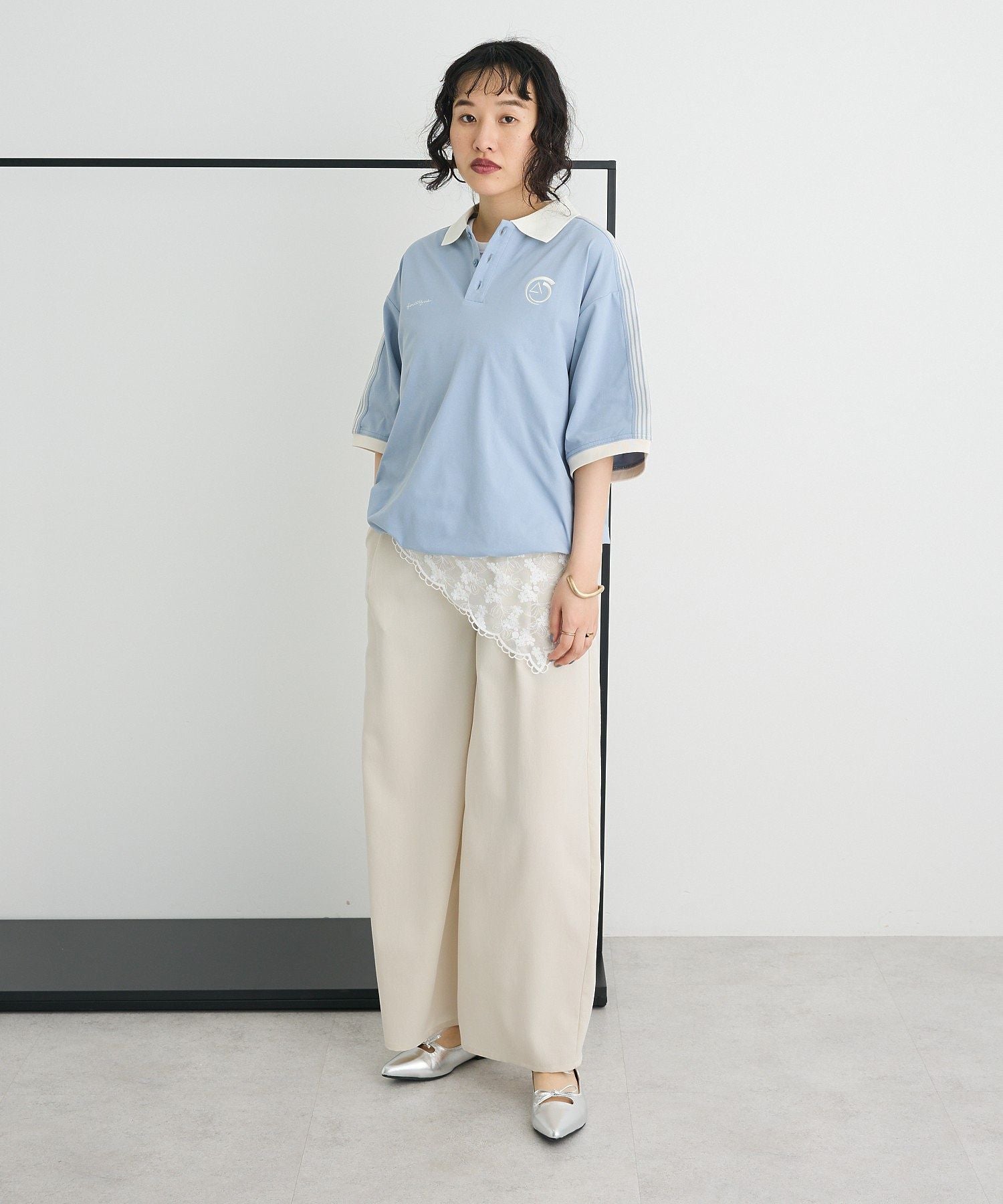 クラフトスタンダードブティック CRAFT STANDARD BOUTIQUE ワイドオーバルパンツ （アイボリー） アイボリー