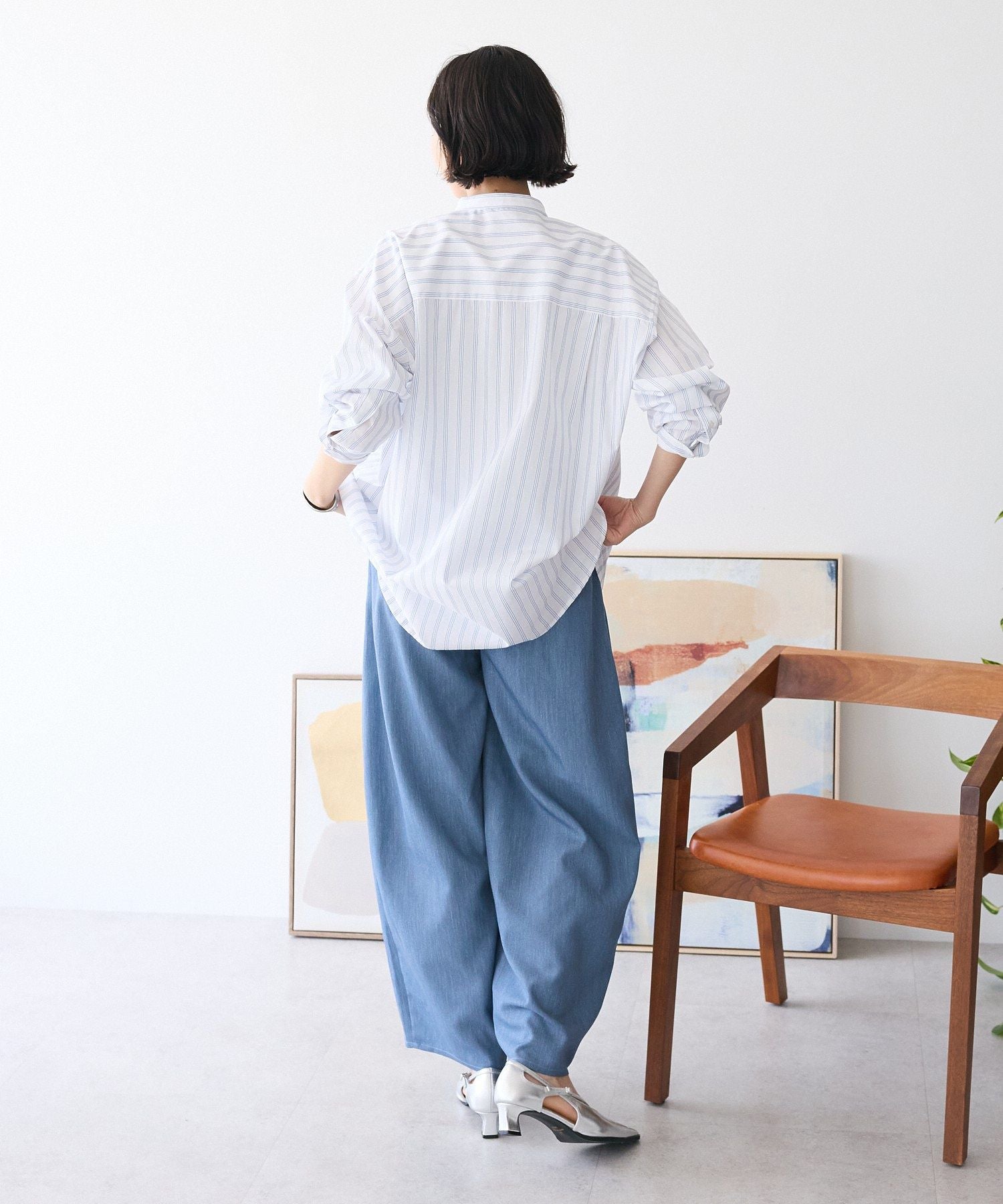 クラフトスタンダードブティック CRAFT STANDARD BOUTIQUE ワイドオーバルパンツ （アイボリー） アイボリー