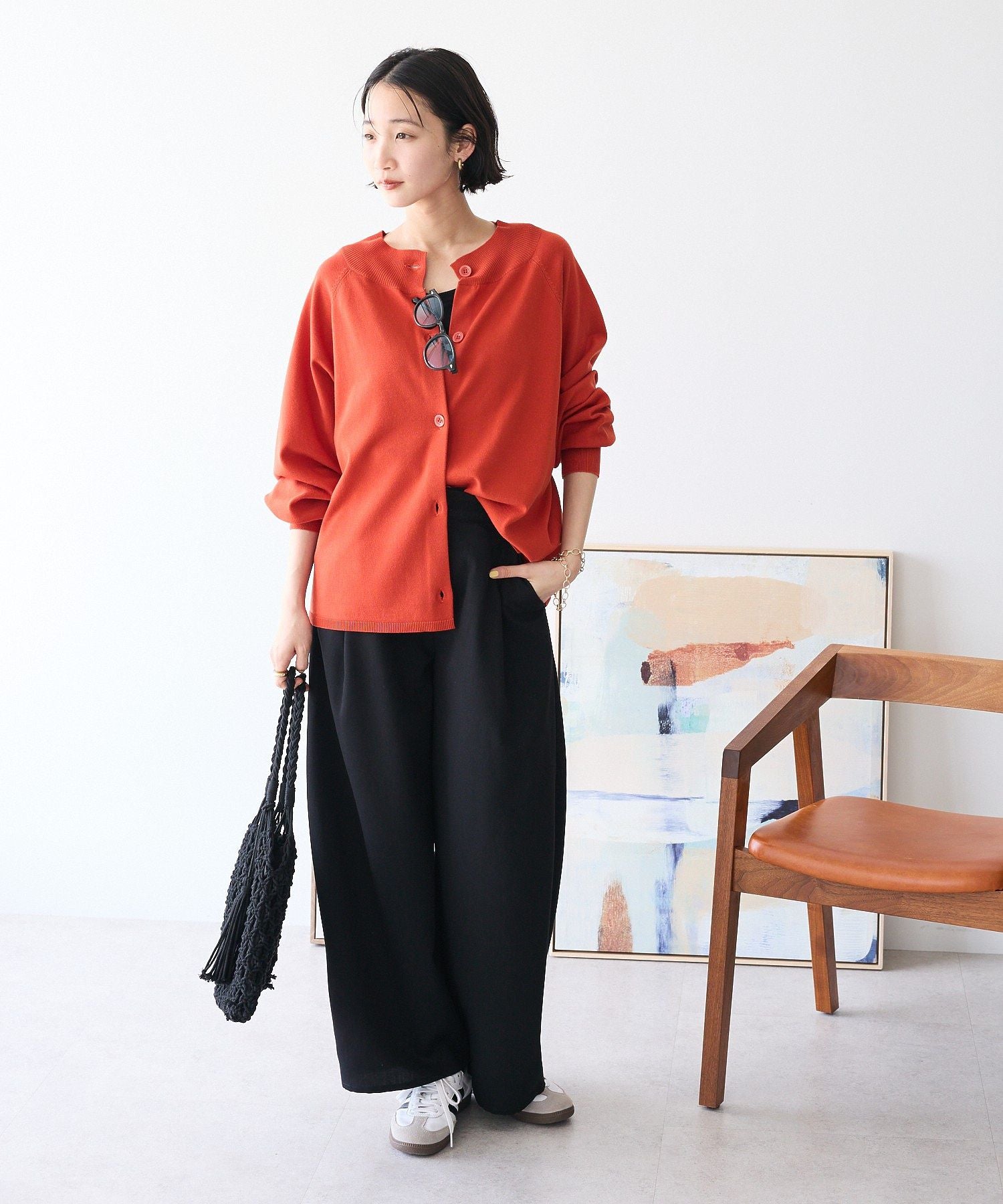クラフトスタンダードブティック CRAFT STANDARD BOUTIQUE ワイドオーバルパンツ （アイボリー） アイボリー