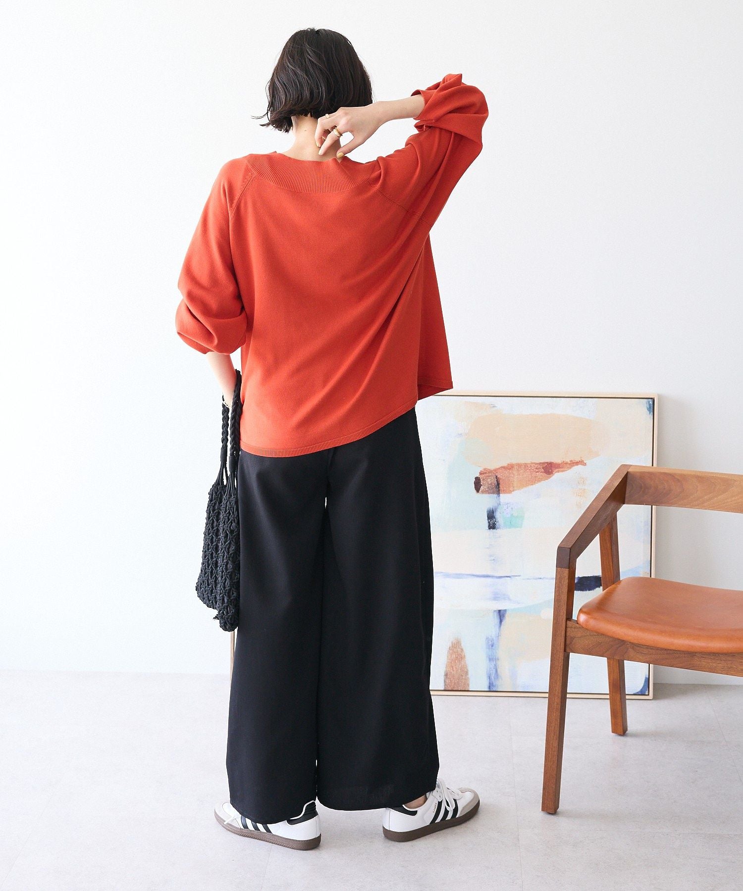クラフトスタンダードブティック CRAFT STANDARD BOUTIQUE ワイドオーバルパンツ （アイボリー） アイボリー