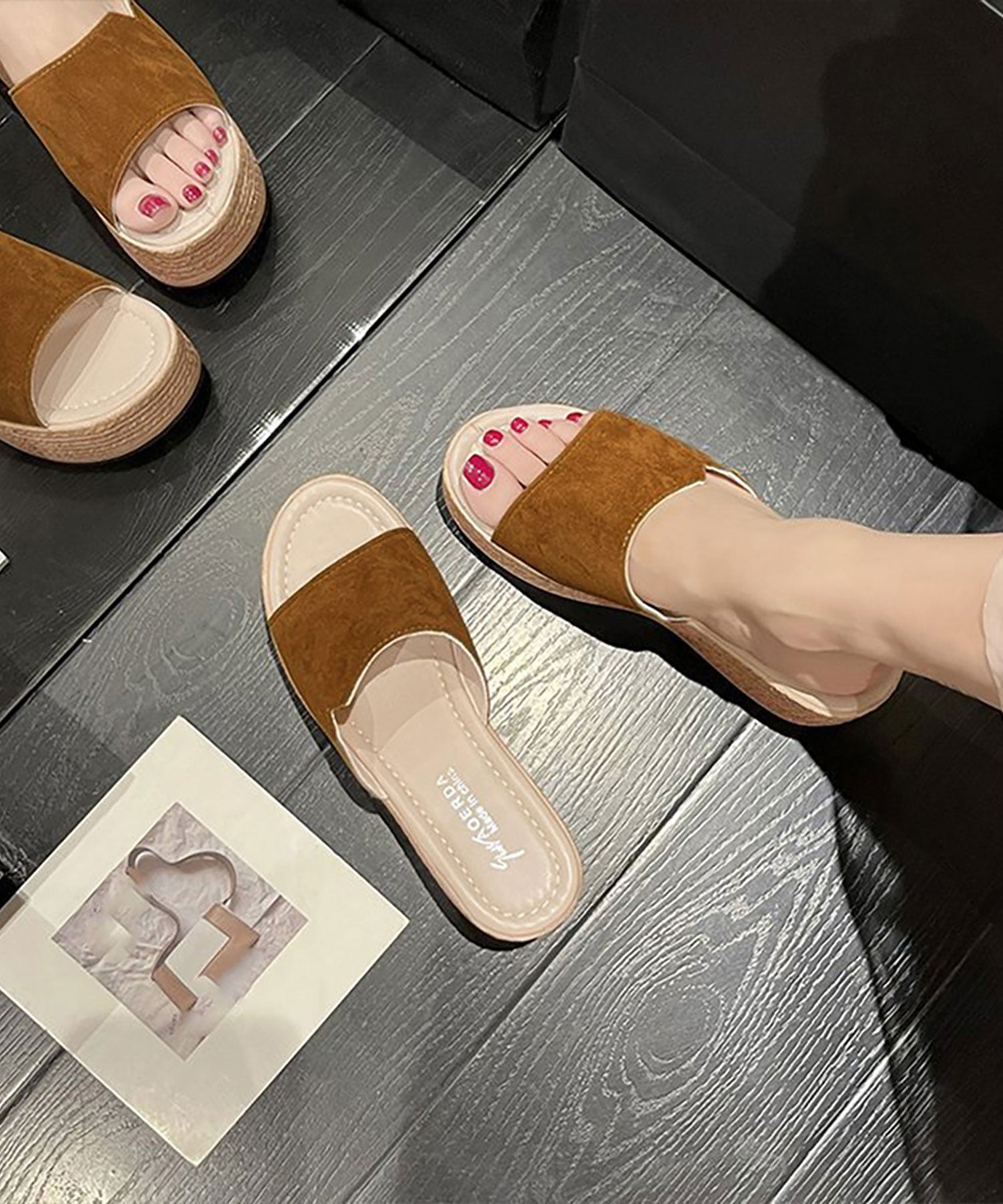 尼娜艾莉娜 Nina et Lina 厚底楔形鞋沙灘鞋