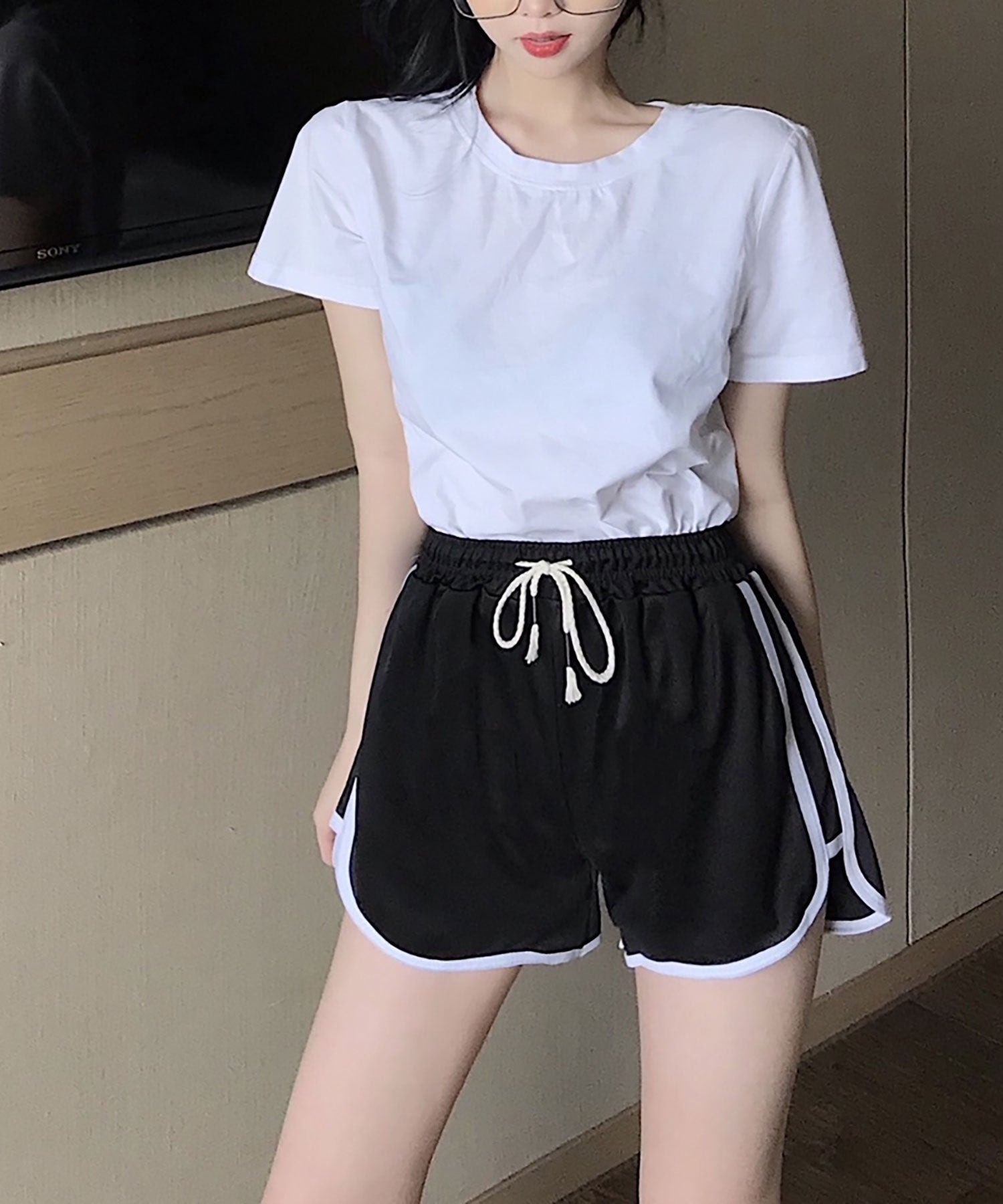 Nina et Lina Side Line Short Pants