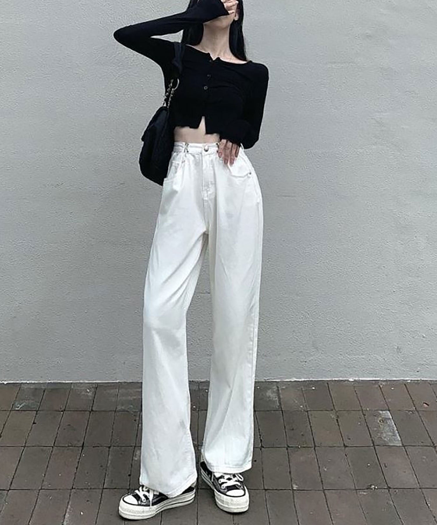 Nina et Lina Straight Denim Pants