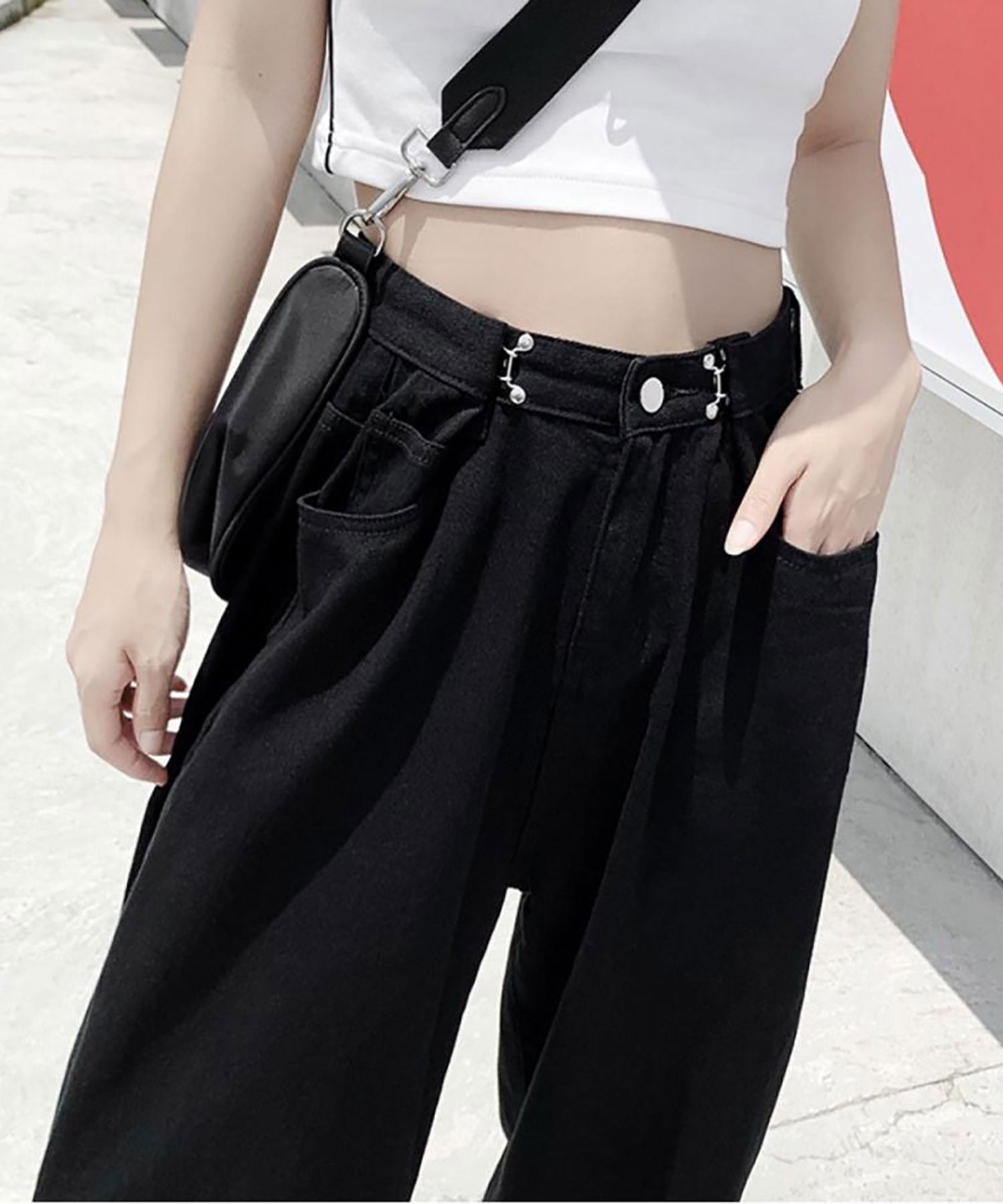 Nina et Lina Straight Denim Pants