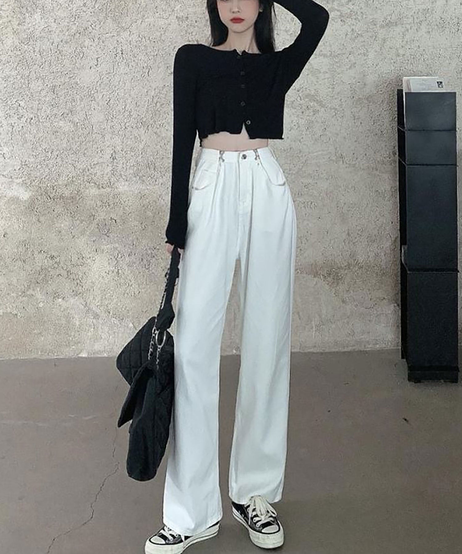 Nina et Lina Straight Denim Pants