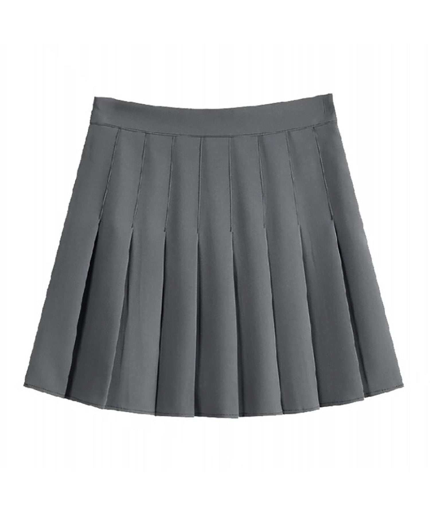 ニナエリナ Nina et Lina プリーツミニスカート （チャコール） チャコール