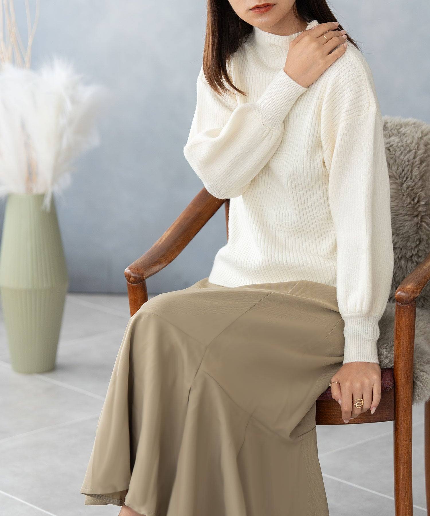 ニナエリナ Nina et Lina プチハイネックニット （ホワイト） ホワイト