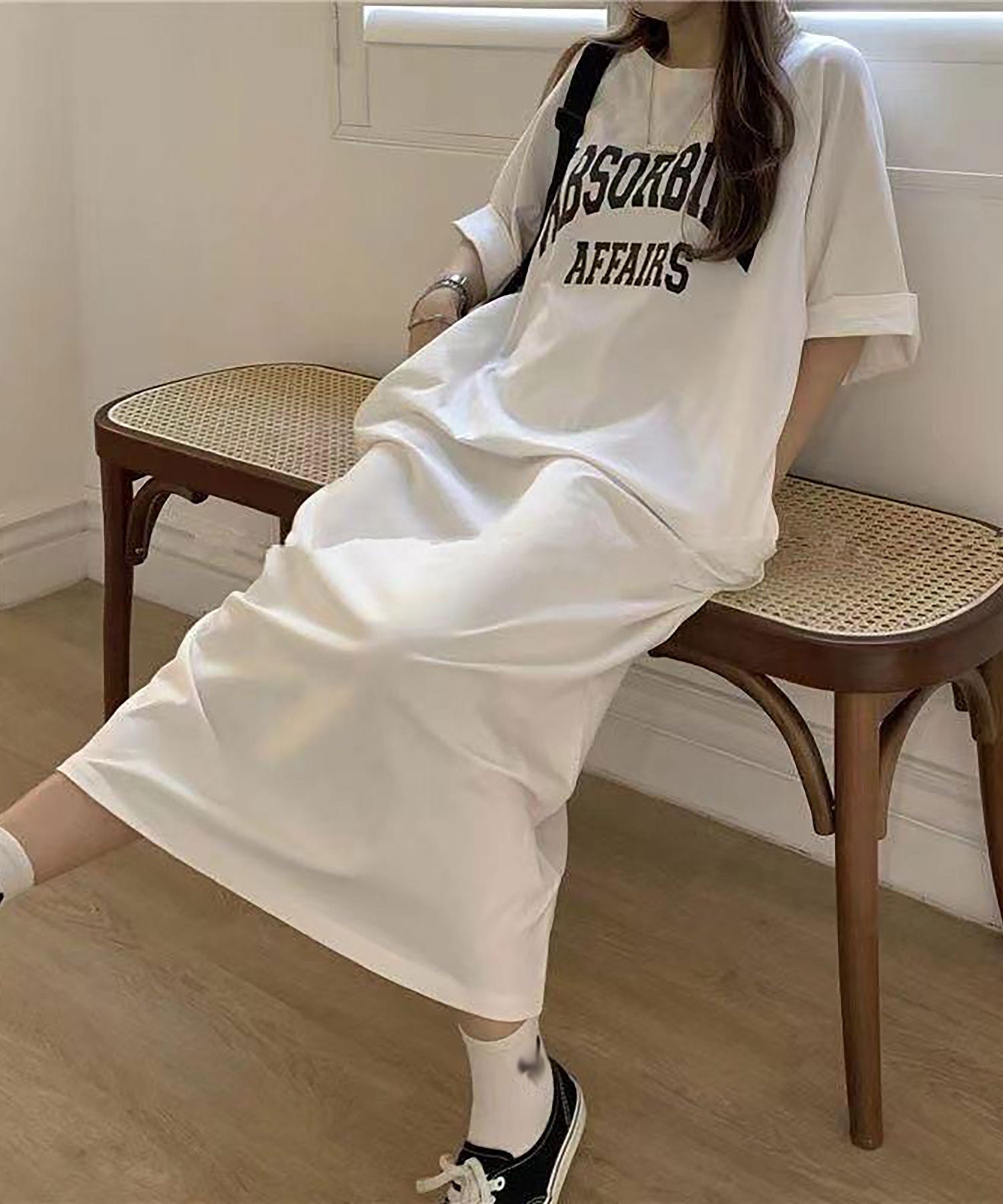 ニナエリナ Nina et Lina Tシャツワンピース （ホワイト） ホワイト