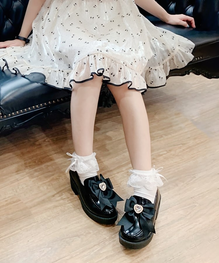 シーエス ティーアンドピー csT&P 2WAYガーリーリボンボリュームローファー （アイボリー(004)） アイボリー(004)