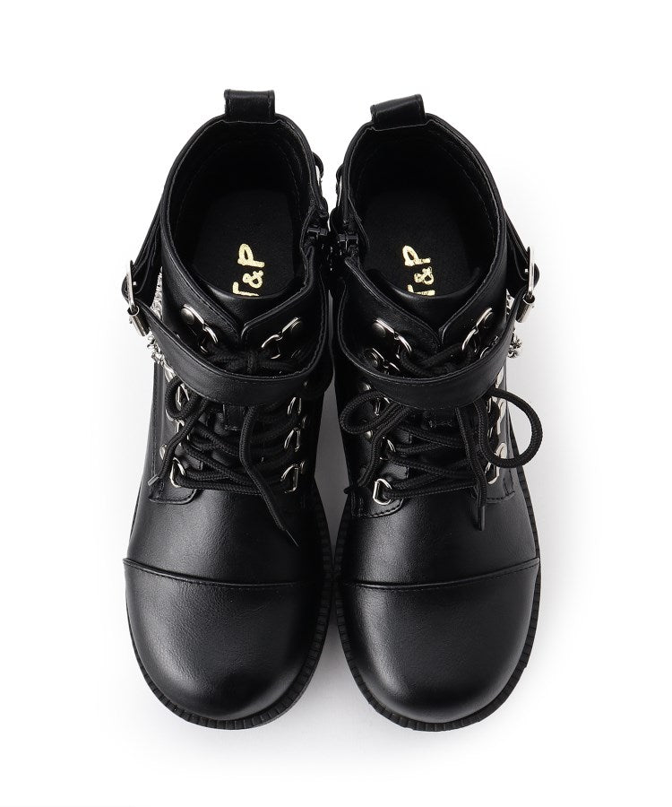 シーエス ティーアンドピー csT&P 厚底十字架チャーム付きチェーンブーツ （ホワイト(001)） ホワイト(001)