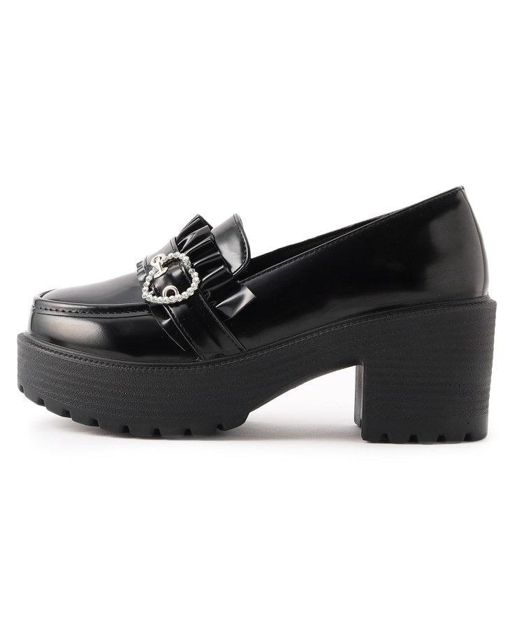 シーエス ティーアンドピー csT&P 厚底 ハート付きローファー （ブラック(219)） ブラック(219)