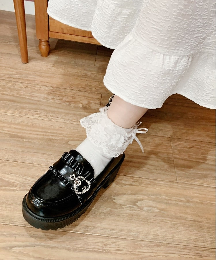 シーエス ティーアンドピー csT&P 厚底 ハート付きローファー （ブラック(219)） ブラック(219)